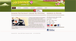 Desktop Screenshot of jasminesushiandthai.com